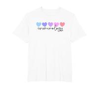 Criminología o Criminólogo Corazón Mujeres o Mamá o Esposa Camiseta, Hombre Tallas Grandes, Blanco, 6X Alto