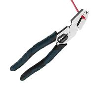 Crimpadora - 9 en 1 Herramienta de prensado manual multifunción,Acero al carbono de alta resistencia | Para Cables Eléctricos Pelacables Engarzado Corte en Casa