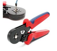 Crimpadora Alicates terminales Herramienta Pelacables Cortador 0,25-6mm² taller electricista técnico