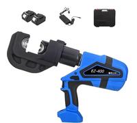 Crimpadora de cable hidráulico eléctrico, batería recargable con 2 baterías de 5.0 Ah, herramienta de crimpado de grado industrial de 16-300/16-400 mm²