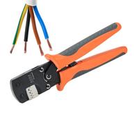 Crimpadora de los conectores de Crimpado de los Cables de Trinquete | Pinza de tracción de alambre antideslizante para electricista hogar automotriz industria, reparación de astillero garaje