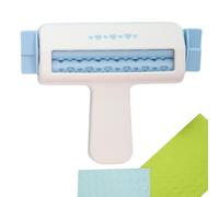 Crimpadora de papel - Máquina de scrapbooking en , papel de relieve texturizado crimpadora | Herramienta de prensado manual de patrón ondulado, formando bordes decorativos, impresión artesanal