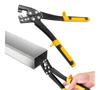 Crimpadora de Pernos de Acero Alicates Engarzar Quilla Perforación Fijos Alicates Compuestos de Perfil de alta Dureza 30 cm 0.4-0.8 para Proyectos de Decoración, Techo