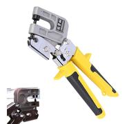 Crimpadora de pernos de metal, herramienta de abrazadera de conducto de 473 g, cortador de cabeza de aleación, diseño ergonómico de agarre antideslizante para reparación del hogar, ingeniería