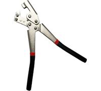 Crimpadora de pernos de metal para quilla de acero ligero - Alicates de perforación de chapa resistente con agarre ergonómico, compatible con 0,5-0,8 mm de grosor, plata/negro