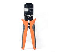 Crimpadora eléctrica para muelles 32-20AWG para terminales de cable de batería, crimpadora compacta de trinquete para cables solares fotovoltaicos