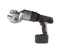 Crimpadora Hidráulica Cortador De Barra Acero Hidráulico Eléctrico, Máquina Corte Recargable SC-16C, Alicates Prensado Herramientas Hidráulicas(Silver)