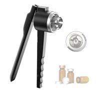 Crimpadora manual de aleación de aluminio, máquina de sellado para tapas de aluminio, para tapas de 11 mm/13 mm/20 mm, taponado rápido, máquina de tapado de viales, alta precisión, herramientas de