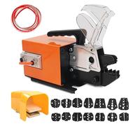 Crimpadora neumática de terminales: máquina crimpadora multifuncional con 14 matrices for compatibilidad universal de terminales.