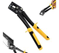 Crimpadora para Pernos de Acero, 30 cm Herramienta de Mano para Paneles de Yeso, Dimensiones de Corte de 0,4 a 0,8 cm Alicates de Crimpadora de Espárragos, para Oficinas, Almacenes