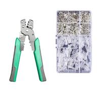 Crimpadora para terminales de cable. Alicates de terminación for empalme cables y alambres, conectores eléctricos hembra macho 2,8/4,8/6,3 mm