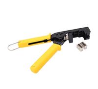 Crimpadora para terminales eléctricos 0.08-16 mm² con pinza trinquete y PP aislante - Precisión y durabilidad para crimpar cables y casquillos eléctricos