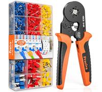 Crimpadora Terminales Electricos, con conectores de cable de 1170 piezas, alicates para terminales Preciva para engarzar 0,25-10 mm² , Herramientas como Alicates para Electricista