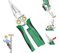 Crimpadora Y Pelacables 8 En 1,wire Strippers with Electricity Measurement Function,8 In 1 Wire Stripper Twister for Cutting and Pulling Wires Cable Scissors,Cable Scissors for Scraping-A