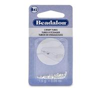 Crimpare tubi dimensione #2 1,5 grammi/Pkg-argento placcato