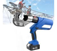 Crimpeadora A BateríA, Crimpadora HidráUlica Para Terminales De Cable, Con Matrices, Crimpadora HidráUlica Recargable Para Terminales De Cobre/Aluminio, Para Uso DoméStico(EZ-400)