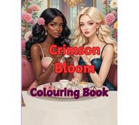 Crimson Bloom: A relaxing colouring experience honouring feminine beauty and grace