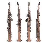 Crimson Bronce Straight BB Saxophone Lacado De Oro Talla De Oro Patrón De Instrumento De Viento Con Estuche Instrumento Viento