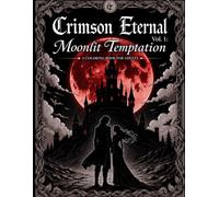Crimson Eternal: Moonlit Temptation Vol. 1: A Gothic Fantasy Romance Coloring Book
