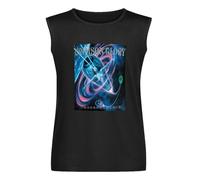 Crimson Glory Transcendence American Heavy Metal Graphic Logo Camiseta sin mangas para hombre, cuello redondo, 100% algodón, camiseta interior unisex, Negro, M