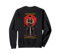 Crimson Oath Warrior Dark Fantasy Samurai Anime Arte japonés Sudadera