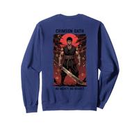 Crimson Oath Warrior Dark Fantasy Samurai Anime Arte japonés Sudadera