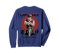 Crimson Oath Warrior Dark Fantasy Samurai Anime Arte japonés Sudadera