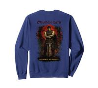 Crimson Oath Warrior Dark Fantasy Samurai Anime Arte japonés Sudadera