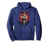 Crimson Oath Warrior Dark Fantasy Samurai Anime Arte japonés Sudadera con Capucha