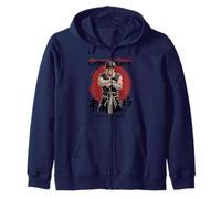 Crimson Oath Warrior Dark Fantasy Samurai Anime Arte japonés Sudadera con Capucha