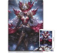 Crimson Phoenix Warrior - Rompecabezas de 1000 Piezas para Adolescentes, Juego de Desarrollo del Pensamiento lógico, Gran Regalo para Momentos significativos, tamaño 50x75cm