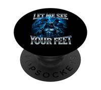 Cringe Alpha Wolf Déjame Ver Tus pies Raro PopSockets PopGrip Adhesivo