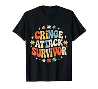 Cringe Attack Survivor Sarcasmo incómodo - Camiseta