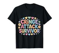 Cringe Attack Survivor Sarcasmo incómodo - Camiseta