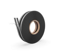 CRINSTON ® Aislante Térmico Ventanas y Puertas | 12 X 3 mm - 2 Rollos de 5M - TOTAL 10 M | Cinta Selladora Espuma Alta Densidad - Burlete Adhesivo - Evita el Frío,Corrientes de Aire,Ruido,Anticolisión