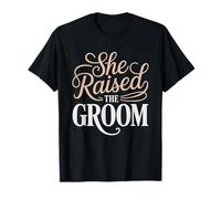 Crió Al Novio Mamá del Día De La Boda Orgullosa Camiseta