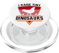 Crío Dinosaurios diminutos - Granjero de Pollos - Pollitos - Pollo PopSockets PopGrip para MagSafe