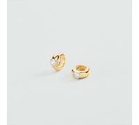 Criollas Victoire - Dorado - Talla Única - Aleación metal con baño de oro 750/1000 - Circonita - Agatha Paris