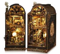 CRIOLPO DIY Book Nook Kit - Casas en Miniatura para Montar con Muebles y Luces LED - Maquetas Adultos Decoración Creativa para Estanterías