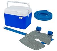 Crioterapia con Temporizador, 6 L Máquina de Terapia de Frío, Bolsas de Hielo para Lesiones Antifugas Mejorado, Bomba Ultra Silenciosa Máquina de Hielo Postoperatoria para Rodilla, Tobillo, Hombros
