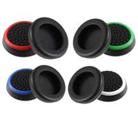 Criprix Cubierta Joystick, Grips para Joystick, Fundas para thumbstick, Tapas para Joystick, Joystick Thumb Stick, Compatible con PS5，PS4, Xbox 360, PS3, Silicona, Colores Variados, 4 Pares