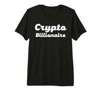 Cripto multimillonario Divertido criptomoneda Blockchain Rico Camiseta Premium