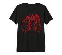Criptozoología de Red Mothman Cuentos Populares Retro y espeluznantes sobre críptidos Camiseta Premium
