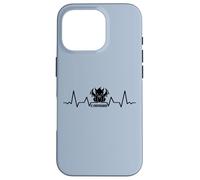 Criptozoólogos Chupacabra-Criaturas Cardiogram El-Chupacabra Carcasa para iPhone 16 Pro