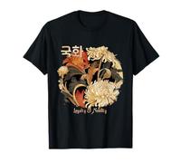 Crisantemo coreano en 80's 90's estético retro kpop flor Camiseta