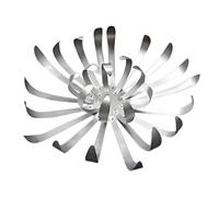 Crisantemo de pétalos de nitinol, flor con memoria de forma bidireccional controlada por temperatura para investigación científica y material didáctico. (27petals)