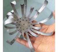 Crisantemo de pétalos de nitinol, flor con memoria de forma bidireccional controlada por temperatura para investigación científica y material didáctico. (18petals)