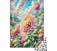 Crisantemo Puzzle De 1000, Regalos, Juguete Educativo, Decoración del Hogar, Rompecabezas para Adultos, A Partir De 14 Años 1000pcs (75x50cm)