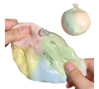 Crisis de ansiedad y juego sensorial: Pelota antiestrés crujiente con diseño de chocolate moldeable Squishys de relajación para oficina meditación hogar actividades al aire libre y reuniones escolares