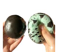 Crisis de ansiedad y juego sensorial: Pelota antiestrés crujiente con diseño de chocolate moldeable Squishys de relajación para oficina meditación hogar actividades al aire libre y reuniones escolares